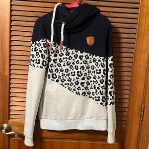 Navy/blue hoodie size small